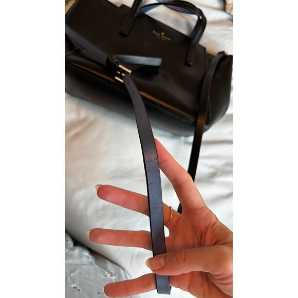 Black & Blue Leather Kate Spade Purse - Picture 5 of 7